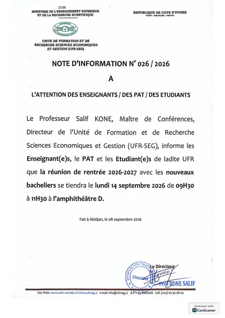 REUNION DE RENTREE