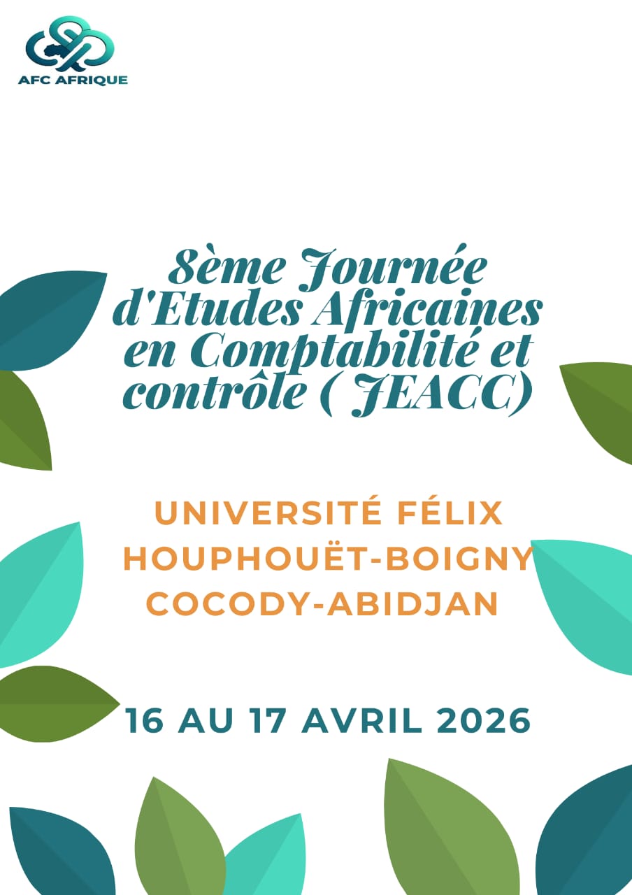 8ème Journée d’Etude Africaine en Comptabilité et Contrôle (JEACC) 17 avril 2026 – Abidjan (CI)